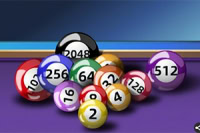 A fun mix of Billiards with 2048