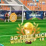 Lojtar futbolli në fushë duke u përgatitur të godasë një penallti me portierin në sfond dhe një kupë futbolli në cep