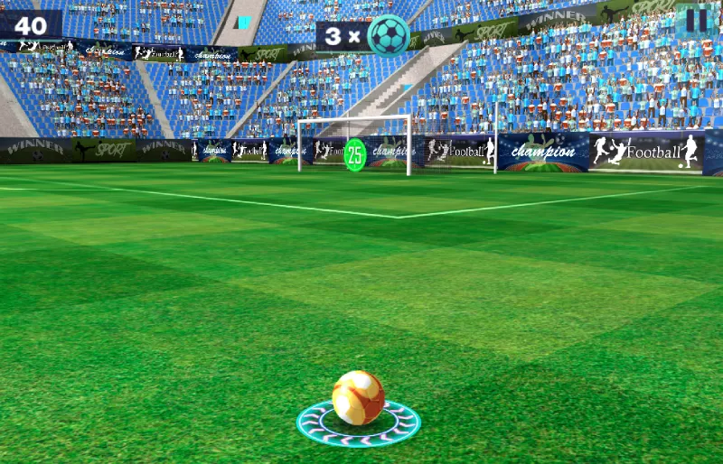 Swipe to shoot and prove your free kick skills in this awesome 3D soccer game!
