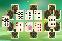 Help the Aliens in this Pyramid Solitaire game