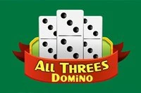 Play All Threes Domino game with your partner