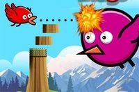Clear the way and try to fly as far as you can with your angry little bird!