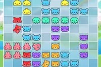 Help the cute Baboo animals and complete as many rainbow lines as possible!