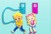 Barbara and Kent urgently need your help to find the toilet!