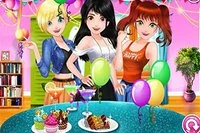 Prepare food and dress up for a wonderful party evening with your BFFs!