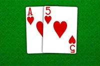 To win, reach a score of 21 or a score higher than the dealer without exceeding