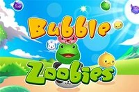 Classic Bubble Shooter game with the Zoobies