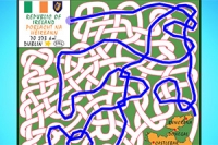 Make a path from the Flag to the Country