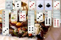 Move all cards to the piles in the correct order and in suit