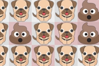 Everyday a new Binary puzzle for kids with dog and pooh