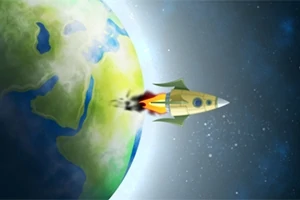 Raketa që ndalet nga Toka dhe fluturon në hapësirë