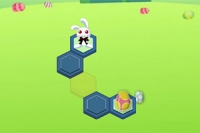 Help the Easter Rabbit in this Hex Puzzle