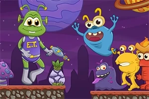 Alienë të gjallë në një mjedis hapësinor me planetë dhe gjallesa të tjera të çuditshme