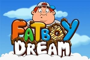 Një djalë me kapele ndërsa qëndron prapa titullit me shkronja shumëngjyrëshe Fatboy Dream mbi sfondin e një qielli blu me re