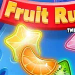 Elemente frutash të ndritshme dhe të gjalla në një sfond blu