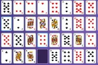 Arrange all cards in color from 2 to King
