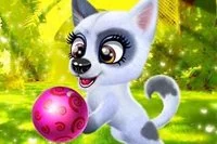 Take good care of a cute little puppy and create a unique style for her!