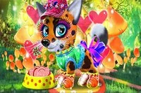 Take good care of a tame little fox and make it happy in this fun animal dress