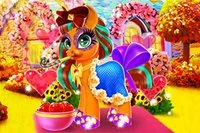 Clean the cute little pony and give her a complete makeover!