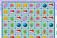 Drag the Christmas items and get 3 or more connected items