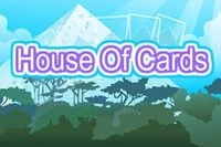 Build a solid house of cards with your set of playing cards