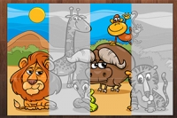 Drag and drop the puzzle blocks onto the field and solve all images!
