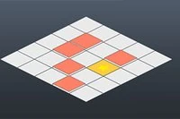 Collect all stars while piling up the tiles in this colorful puzzle game
