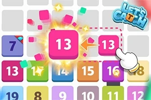 Blloqe shumëngjyrëshe me numra ku numri 13 është theksuar dhe një dorë tregon drejt tij