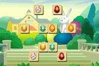 Remove all the Easter Mahjong Blocks