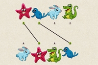 This cute educational game is perfect for children to practice color and shape