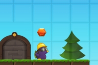 Moley is walking in a forest full of obstacles