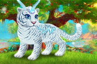 Take care of a fantasy tiger in this magical makeover game!