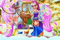 Help the cute fairy take care of a magical unicorn in this amazing girl game!