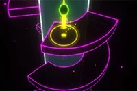Dash past endless obstacles in Neon Tower!