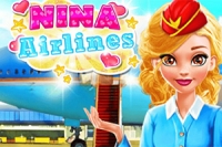 Help air hostess Nina with her job in this cute makeover game!