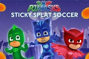 Tre personazhe me kostume superheroje në ngjyra të gjelbra, blu dhe të kuq pranë njëri-tjetrit me sfond qyteti dhe një titull mbi ta