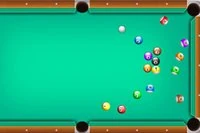 Try to pocket all the balls with the black ball as last ball
