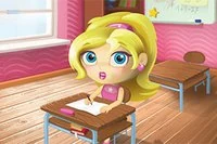 Lucy is not in the mood for class, so she is Slacking School!
