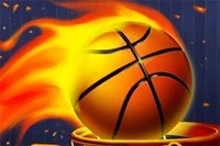 Tap to keep the ball in the air and guide it into the hoop