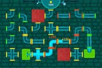 Endless puzzle where you are helping a little Plumber fix the water