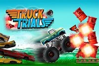 Handle a series of intense obstacle courses in Truck Trials